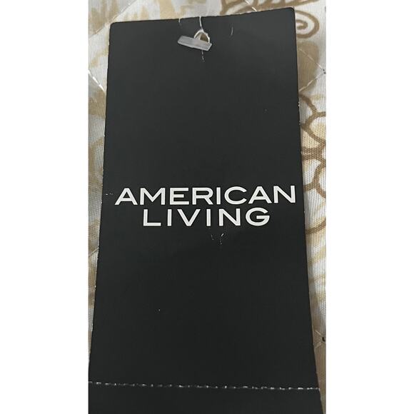 AMERICAN LIVING SLEEVELESS A-LINE MIDI DRESS, WOMENS-16-IVORY GOLDTONE LACE, NWT - Picture 11 of 12